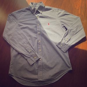 Polo Ralph Lauren L/S Shirt Navy/white check